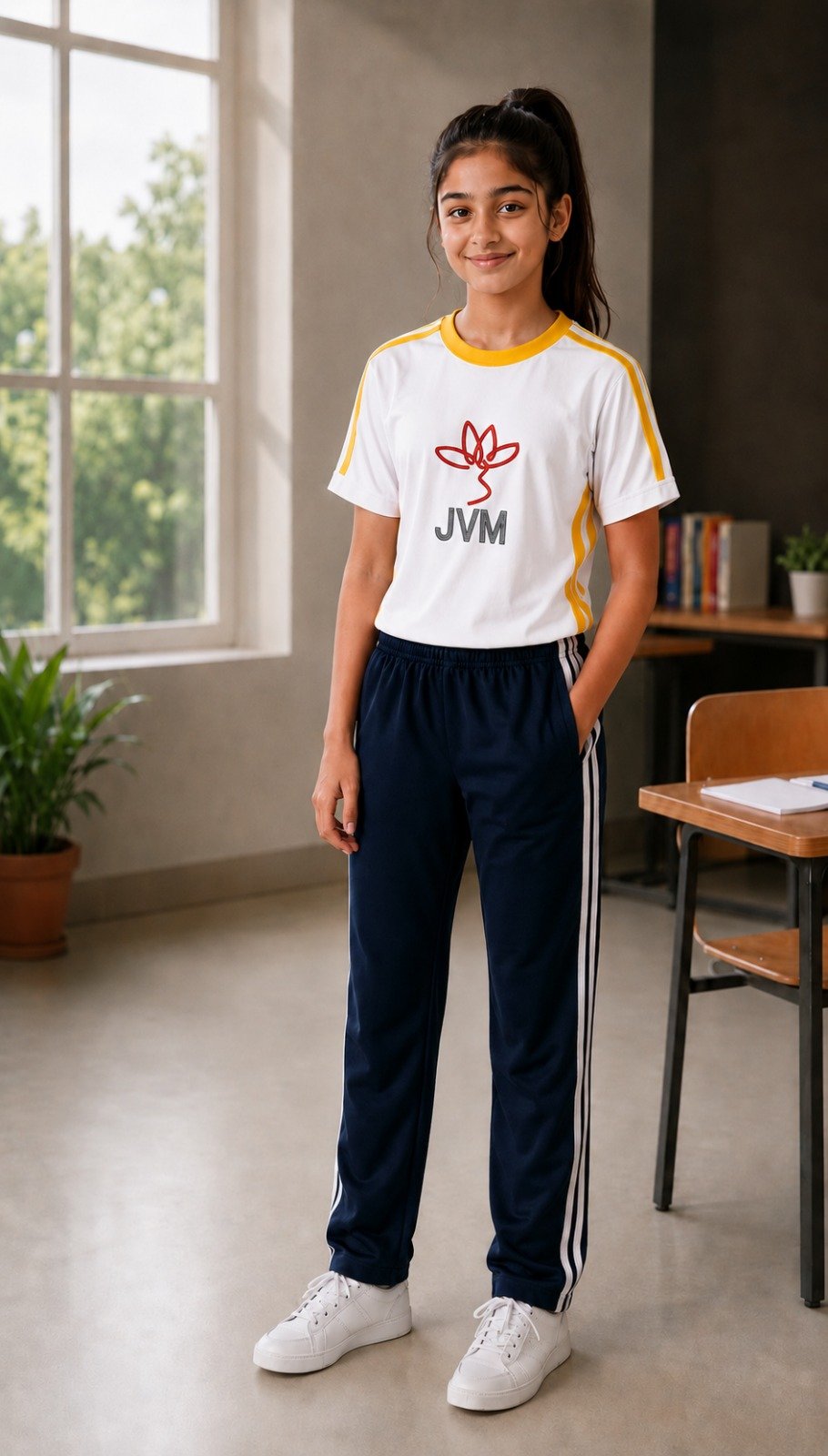 Girls House Uniform Track Pants